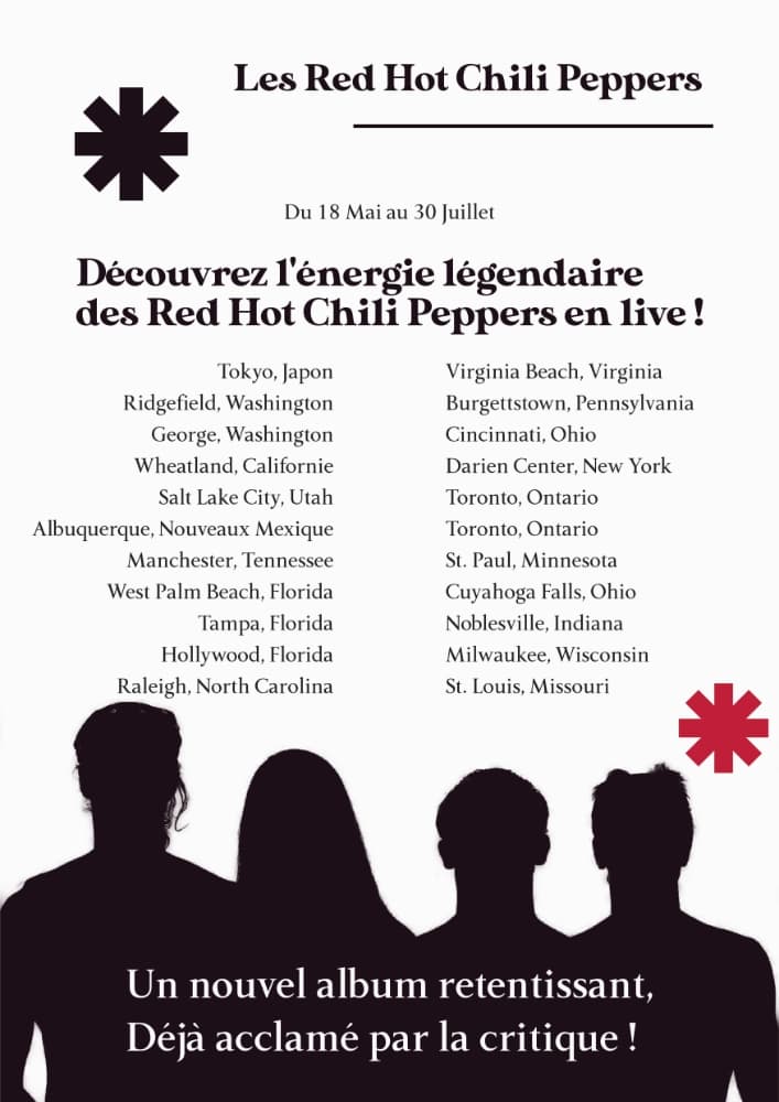 Galerie image 2 pour Affiche Red Hot Chili Peppers