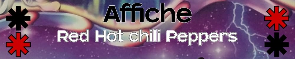 Affiche Red Hot Chili Peppers